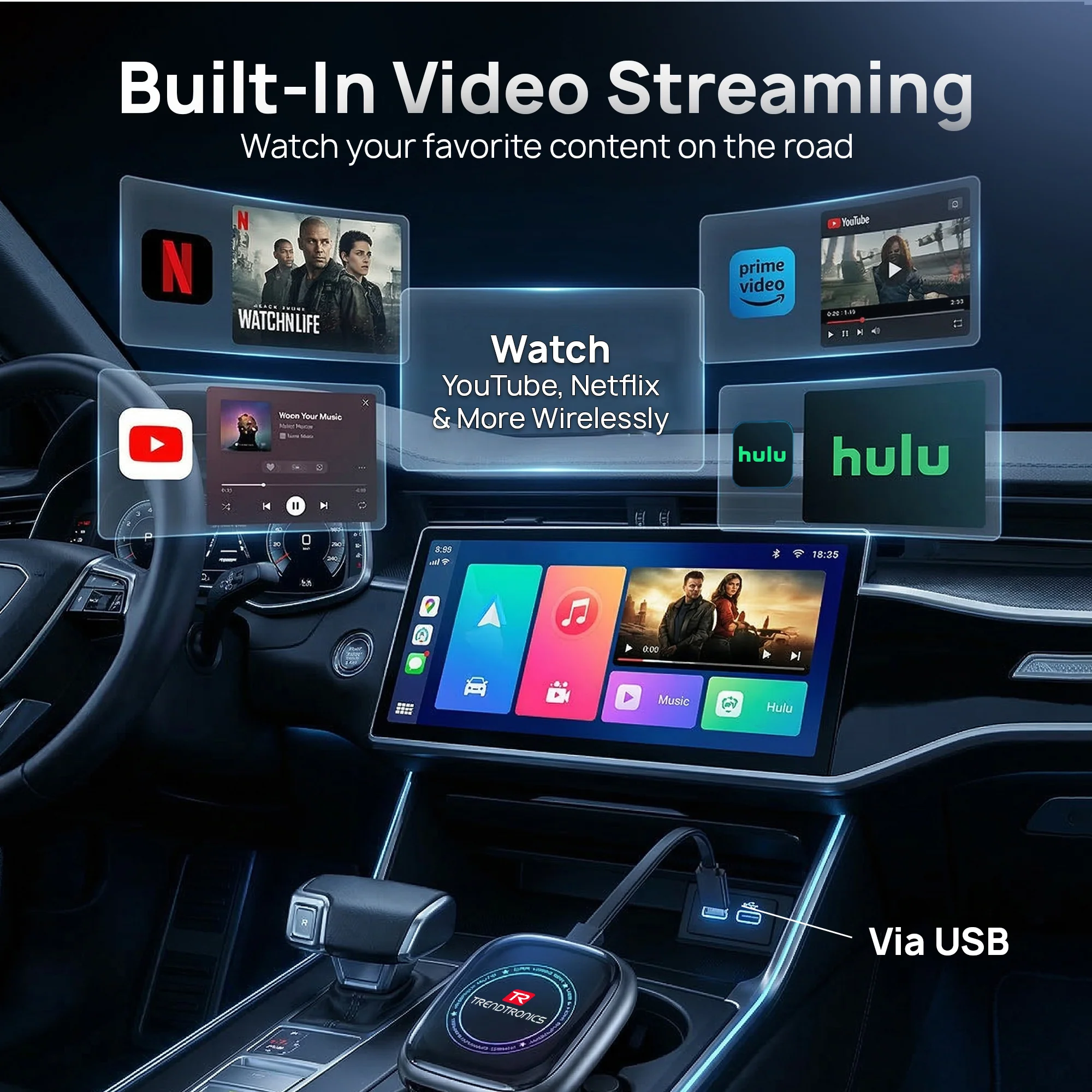 Trendtronics Android TBox for cars, 4GB RAM 32GB, Android 12 - Image 5